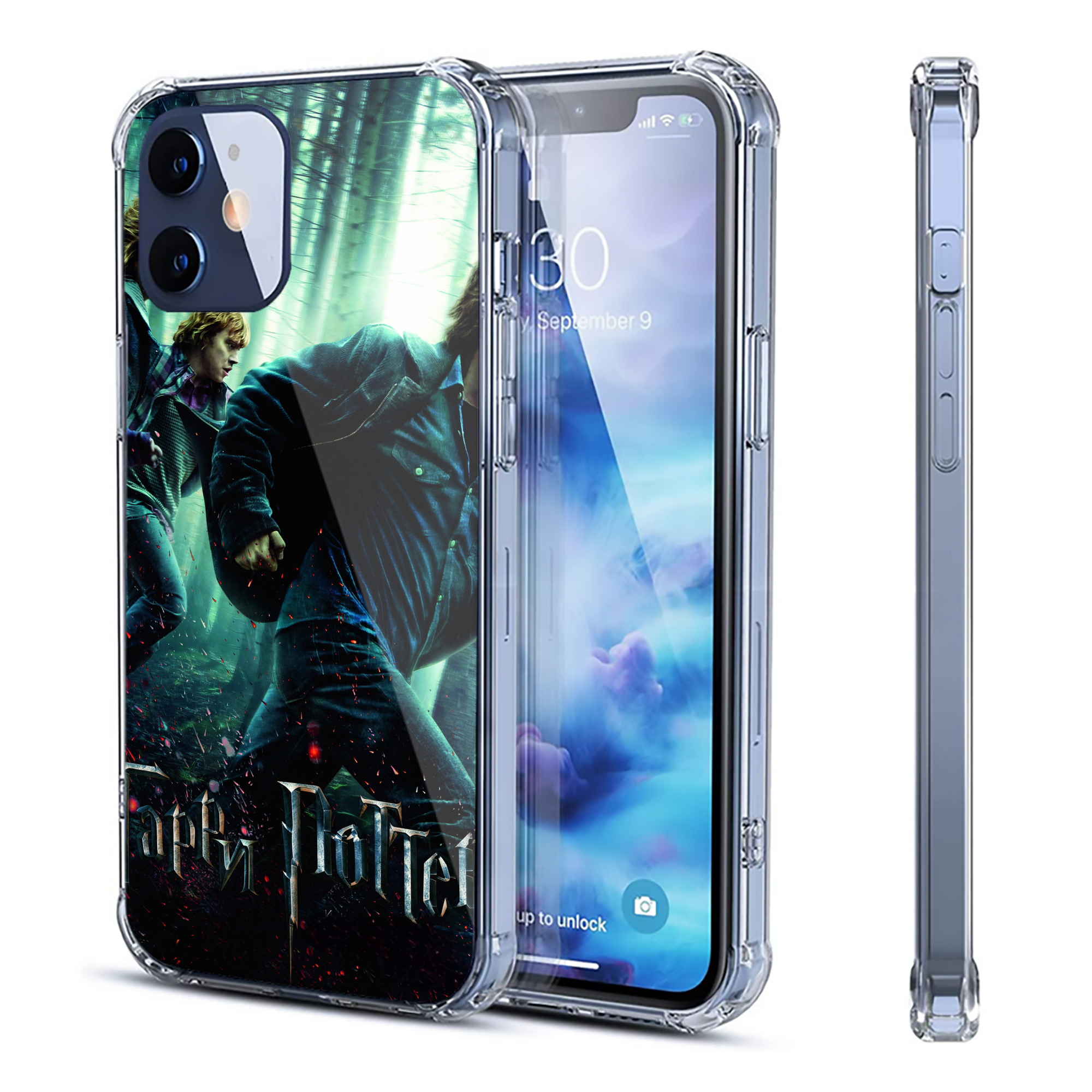 （画像用） Harry Potter ハリー・ポッターシリーズ 【iPhone 12シリーズ対応】透明スマホケース（クリアソフトケース）